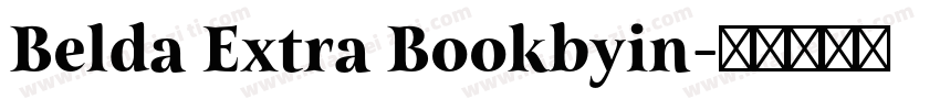 Belda Extra Bookbyin字体转换